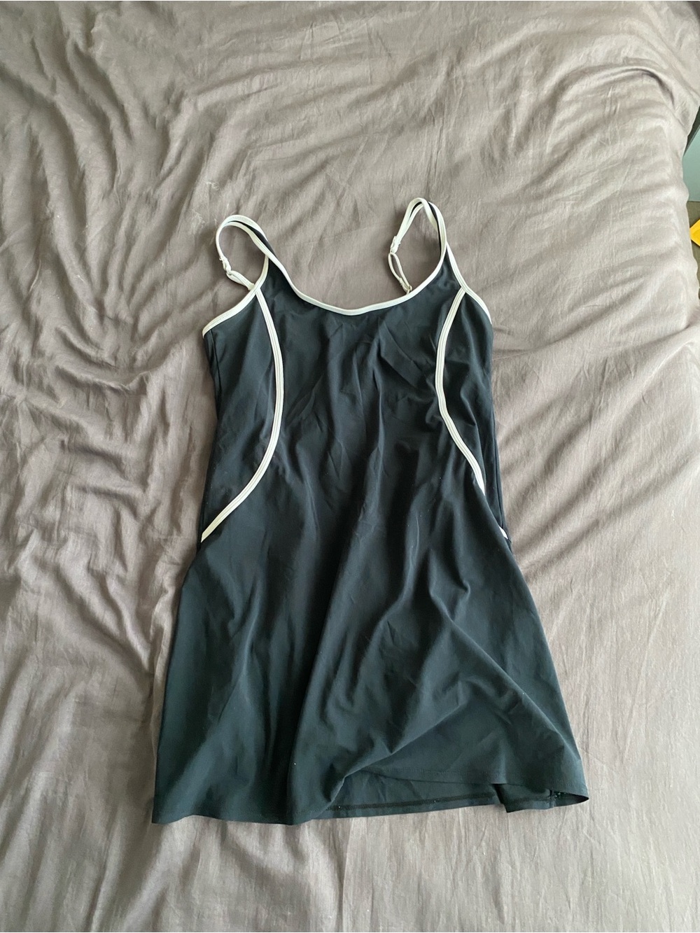 Abercrombie & Fitch Black traveller Dress with White Trim